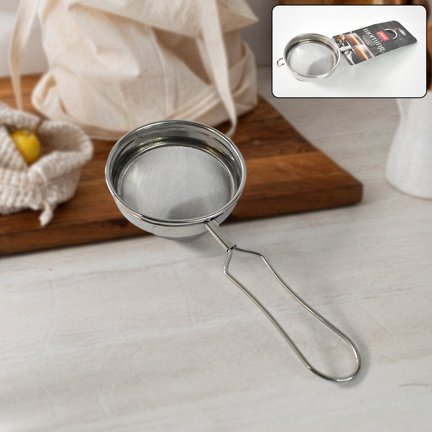 Apex Morning Stainless Steel Tea and Coffee Strainer Apex Morning Stainless Steel Tea and Coffee Strainer